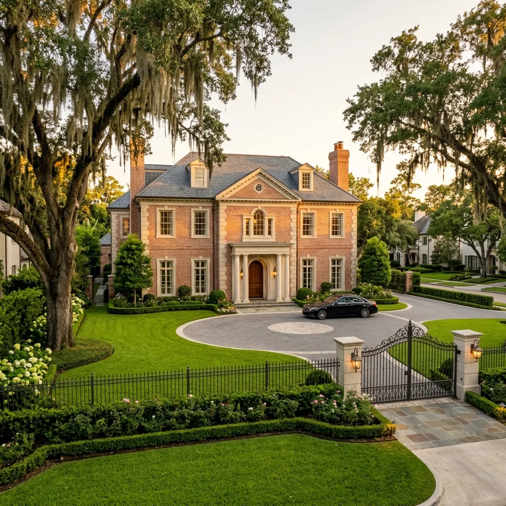 River Oaks Georgian Estate